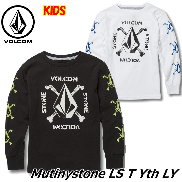 volcom ボルコム キッズ Tシャツ 3-7歳 Mutinystone L/S Tee LY ユース 長そで Y3641802 【返品種別OUTLET】