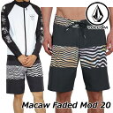 volcom ボルコム サーフパンツ Macaw Faded Mod 20 メンズ ボードショーツ A0811813 【返品種別OUTLET】