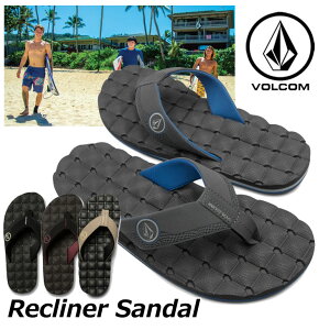 volcom ボルコム ビーチサンダル Recliner Sandal メンズ ビーサン V0811520 【返品種別OUTLET】