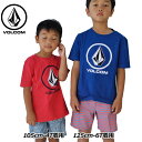 volcom ボルコム キッズ Tシャツ 3-7歳 Crisp Stone S/S Tee Little Youth ユース 半そで Y3511800 