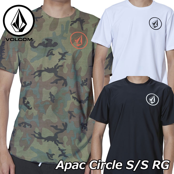 volcom ボルコム ラッシュガード Apac Circle S/S RG メンズ Japan半袖 N01119G0 【返品種別OUTLET】