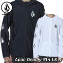 volcom ボルコム メンズ ラッシュガード 【Apac Deadly Stn LS R】長袖 ZIP フード Japan N03119G1 【返品種別OUTLET】