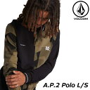 {R VOLCOM Y  A.P.2 Polo L/S |VcA0331950 yԕiOUTLETz