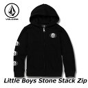 ボルコム キッズ パーカー volcom 2-7才【Y】Little Boys Stone Stack Zip Fleece Y4832030 【返品種別OUTLET】
