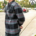 {R VOLCOM Vc Trademan Plaid Long Sleeve Flannel A0542100 yԕiOUTLETz