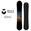 25-26 MOSS SNOWBOARD モス スノーボード 板 【KING キング】 予約販売品 12月入荷予定 ship1