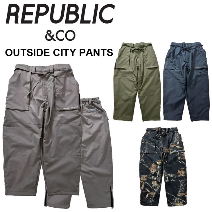 26-27 REPUBLIC ＆ CO リパブリック スノボ ユニセックス ウェアー OUTSIDE CITY P...