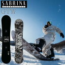 23-24 SABRINA サブリナ スノーボード 板 グラトリ GTW ジーティーダブリュー ship1【返品種別OUTLET】
