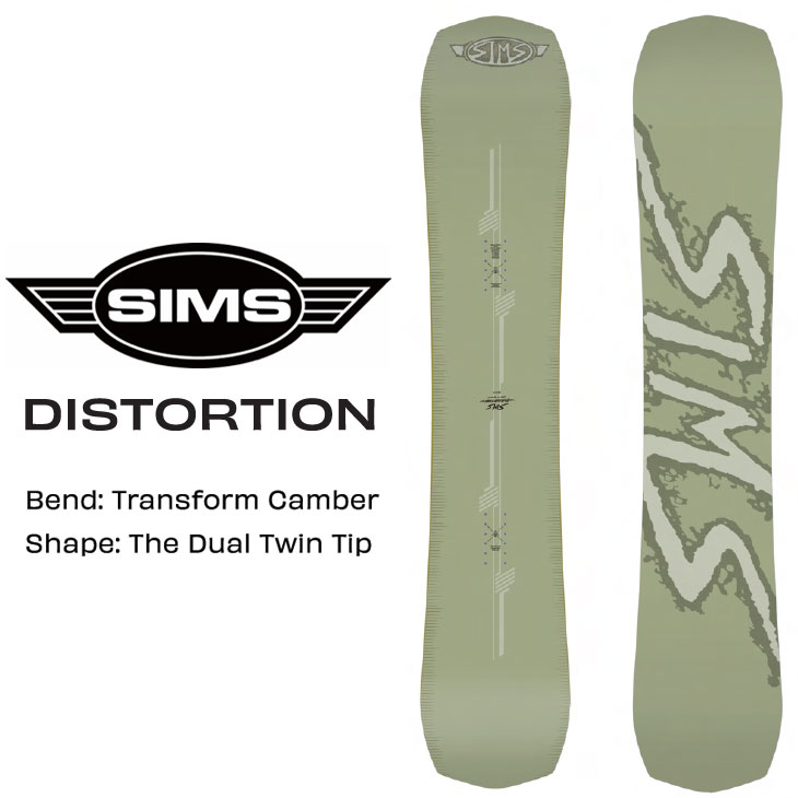 25-26 SIMS VX IׂTt!! DISTORTION fBXg[V Xm{ Xm[{[h I[}Ee \̔i 11ח\ ship1
