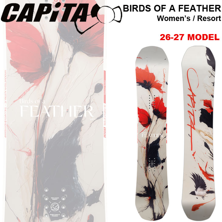 26-27 CAPITA �L���s�^ �X�m�{ �X�m�[�{�[�h BIRDS OF A FEATHER ���[�f�B�X �L�����o�[ �\��̔��i 11�����ח\�� ship1