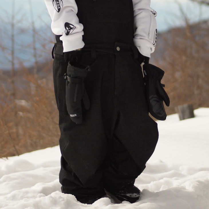 25-26 VESP べスプ スノボ ウェアー ビブパンツ VPMP1064 Twoway Denim Wide Jogger Bib Cargo ユニセックス ship1【返品種別OUTLET】