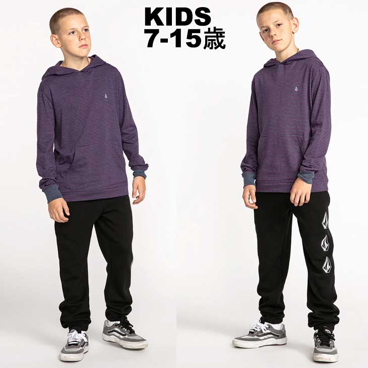 ボルコム VOLCOM キッズ パンツ 2022秋冬 BIG BOYS ICONIC STONE FLEECE PANTS C1232200 - 3