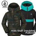23-24 ボルコム スノーウェア VOLCOM スノーボード ウェアー キッズ Kids Sluff Insulated Pullover ジャケット I0452400 ship1【返品種別OUTLET】