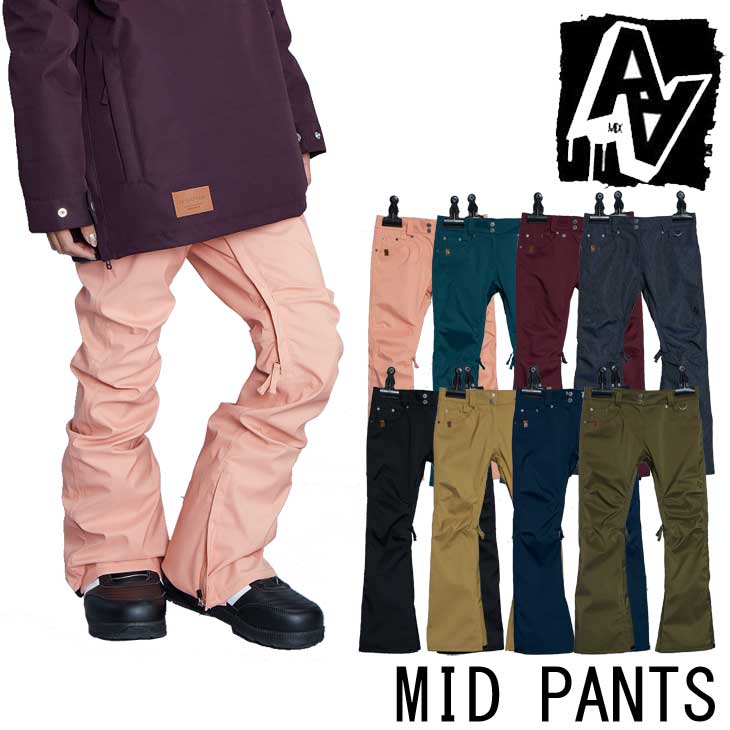 19-20 AA ダブルエー レディース ウェアー 【MID PANTS】ミッド パンツ スノーボード SNOW WEAR ship1【返品種別OUTLET】