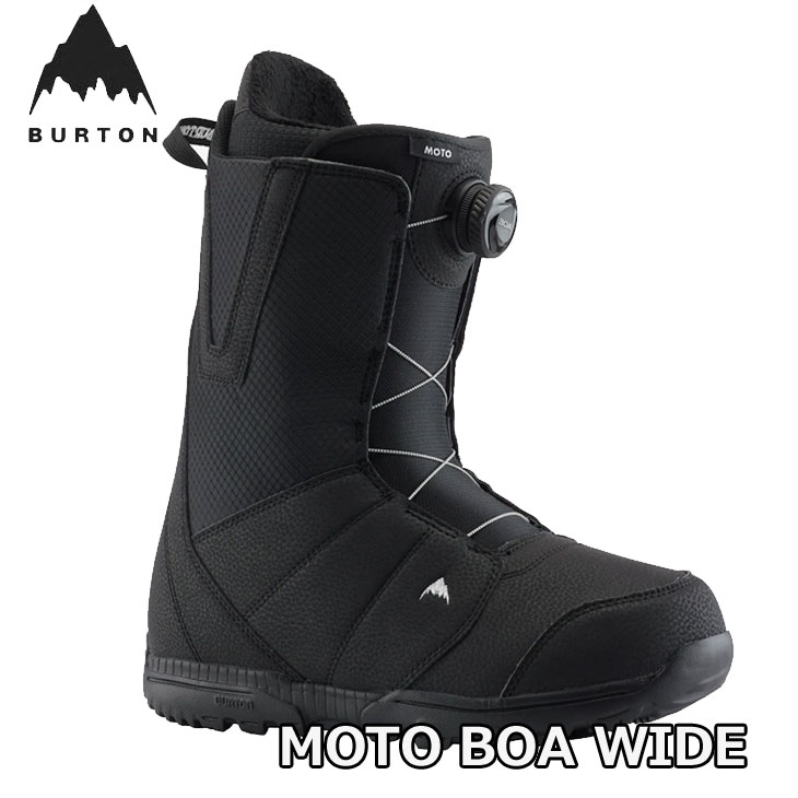 23-24 BURTON バートン スノーボード ブーツ メンズ Men 039 s Moto BOA WIDE Snowboard Boots モト ボア ワイド 【日本正規品】ship1