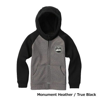 18-19 BURTON バートン キッズ フリース 撥水 パーカー 子供用 【Boys' Crown Bonded Full-Zip Hoodie 】【返品種別OUTLET】