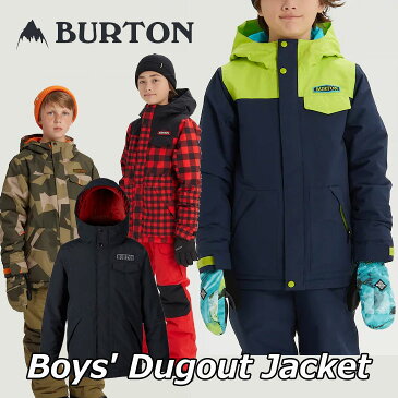 19-20 BURTON バートン キッズ スノーボード ジャケット Boys【Dugout Jacket 】(110/126/140/150/164) 日本正規品【返品種別OUTLET】