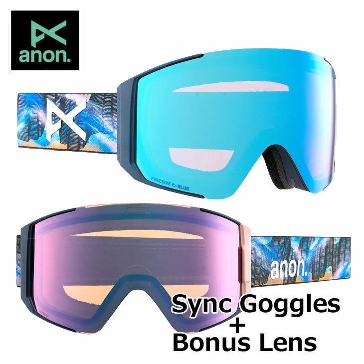 23-24 anon Am S[O Sync Goggles Low Bridge Fit VN XyAYt ship1