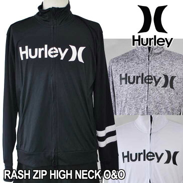 Hurley ハーレー ラッシュガード RASH ZIP HIGH NECK O&O (MKNZLY86) メンズ ジップ ハイネック 長そで 長袖 春夏モデル 正規品