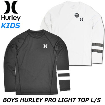 Hurley ハーレー キッズ ラッシュガード 水着 BOYS PRO LIGHT TOP LS (AO2118) 春夏モデル 正規品