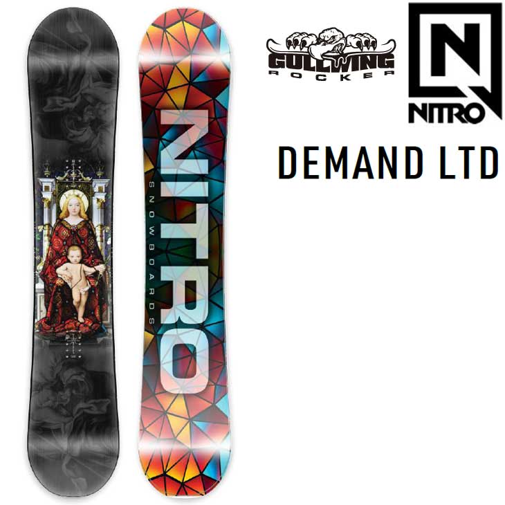 23-24 NITRO ナイトロ スノーボード DEMAND LTD ガルウィングキャンバー ship1