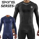 SKINS XLY SERIES-3 V[YX[ MENS LONG SLEEVE TOP Y O X[u gbv ship1