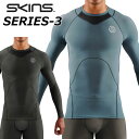 新色 SKINS スキンズ SERIES-3 シリーズスリー MENS LONG SLEEVE TOP メンズ ロング スリーブ トップ ship1