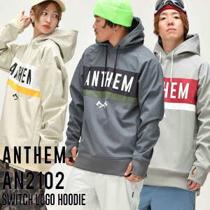 【店頭品】スノーボードウェア 撥水パーカー 21-22 ANTHEM アンセム AN2102 SWITCH LOGO HOODIE ship1【返品種別OUTLET】