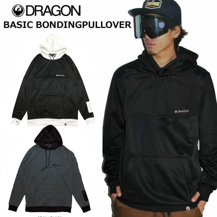 22-23 DRAGON ドラゴン撥水パーカー スノボー BASIC BONDING PULLOVER ship1