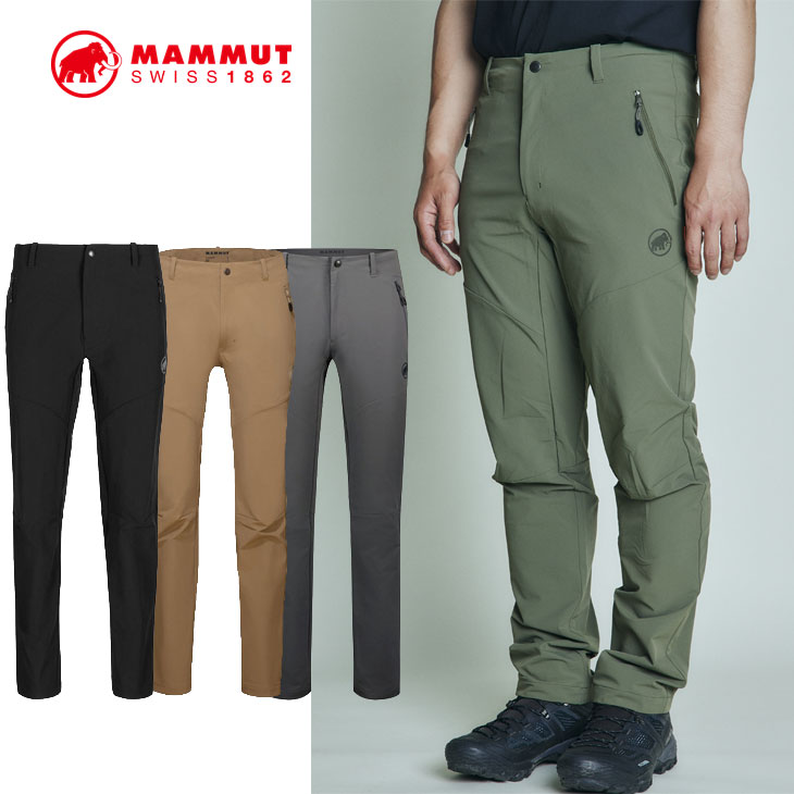 MAMMUT マムート ソフトシェル ハイキング パンツ メンズ Trekkers 3.0 SO Pants AF Men 正規品 ship1