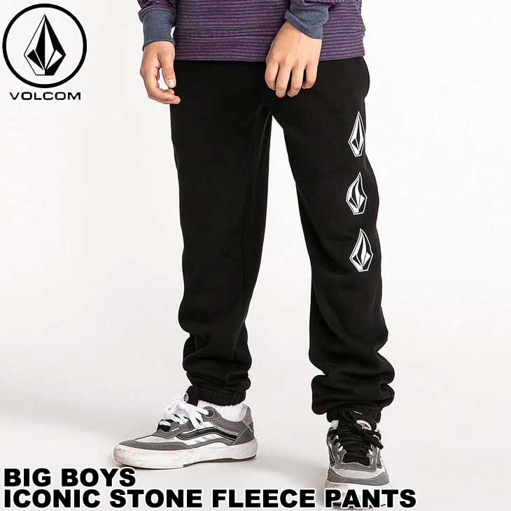 ボルコム VOLCOM キッズ パンツ 2022秋冬 BIG BOYS ICONIC STONE FLEECE PANTS C1232200