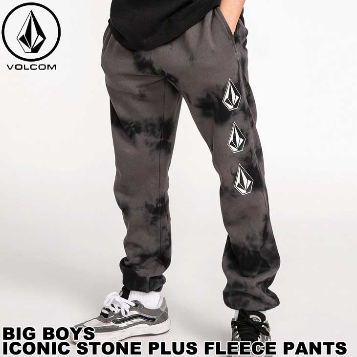 ボルコム VOLCOM キッズ パンツ 2022秋冬 BIG BOYS ICONIC STONE PLUS FLEECE PANTS C1232201