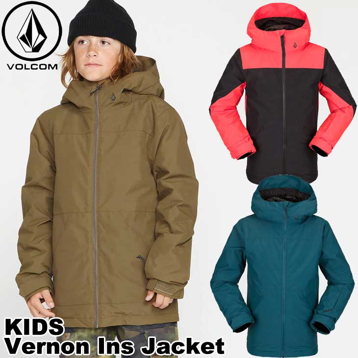 22-23 VOLCOM スノーボード ウェア ボルコム キッズ ウエアー KIDS Vernon Insulated Jacket ジャケット I0452202 ship1 スノーウェア