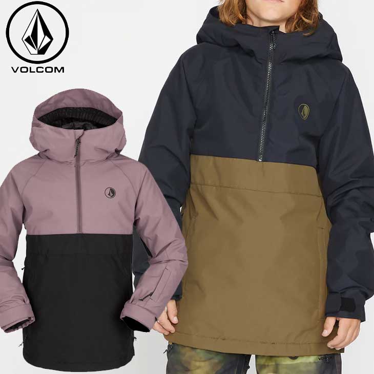 22-23 VOLCOM スノーボード ウェア ボルコム キッズ ウエアー KIDS Sluff Insulated Pullover ジャケット I0452300 ship1【返品種別OUT..