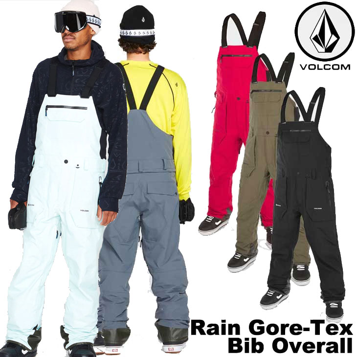 22-23 VOLCOM スノーボード ウェア ボルコム ウェアー メンズ パンツ MENS Rain Gore-Tex Bib Overall ゴア ビブパンツ G1352301 ship1..