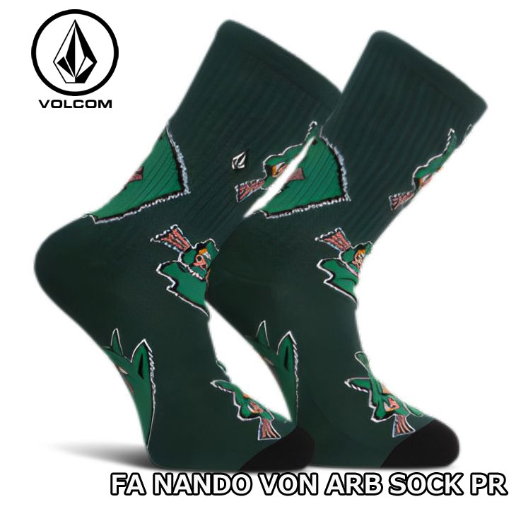 ボルコム VOLCOM ソックス FA NANDO VON ARB SOCK PR D6332307