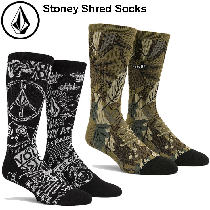 ボルコム VOLCOM ソックス 靴下 2024春夏 Stoney Shred Socks D6322401