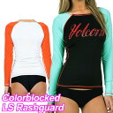 volcom ボルコム レディース ラッシュガード サーフ 水着 【Colorblocked LS Rashguard 】 VOLCOM 【返品種別】