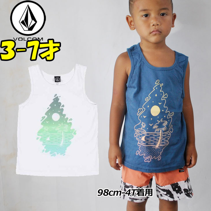 VOLCOM ボルコム キッズ タンク 【Stoney Beach Tank Top 】Kids ノースリーブ 3-7才向け 100/110/120/130/140 cm 【半袖】 メール便可 【返品種別】