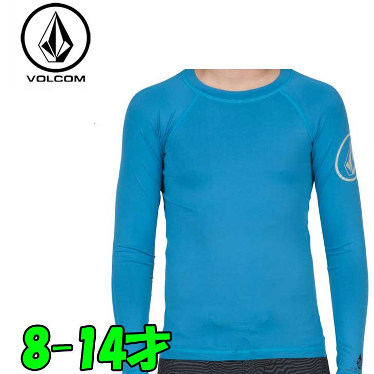 楽天Flea　フレアVOLCOM ボルコム キッズ ラッシュガード 【P【Lido L/S 】Kids 8-14才向け 【長袖】 【返品種別OUTLET】