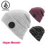 18-19 VOLCOM ボルコム レディース ビーニー スノーボード 【Hope Beanie 】 K5851907 【返品種別OUTLET】
