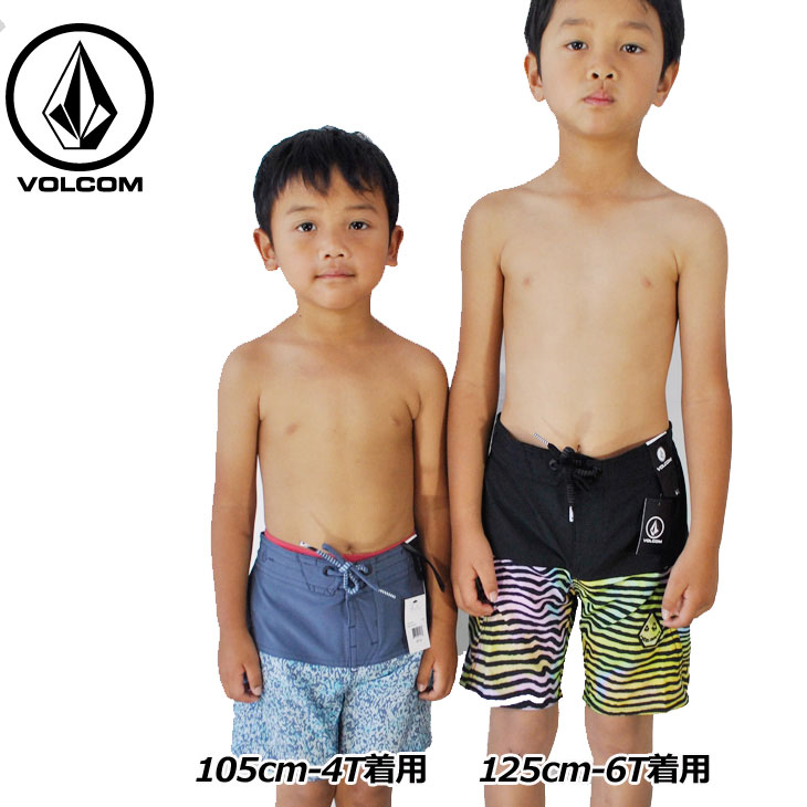 volcom ボルコム キッズ 水着 Vibes Elastic LY 3-7歳 海パン サーフパンツ Y0811833 【返品種別】