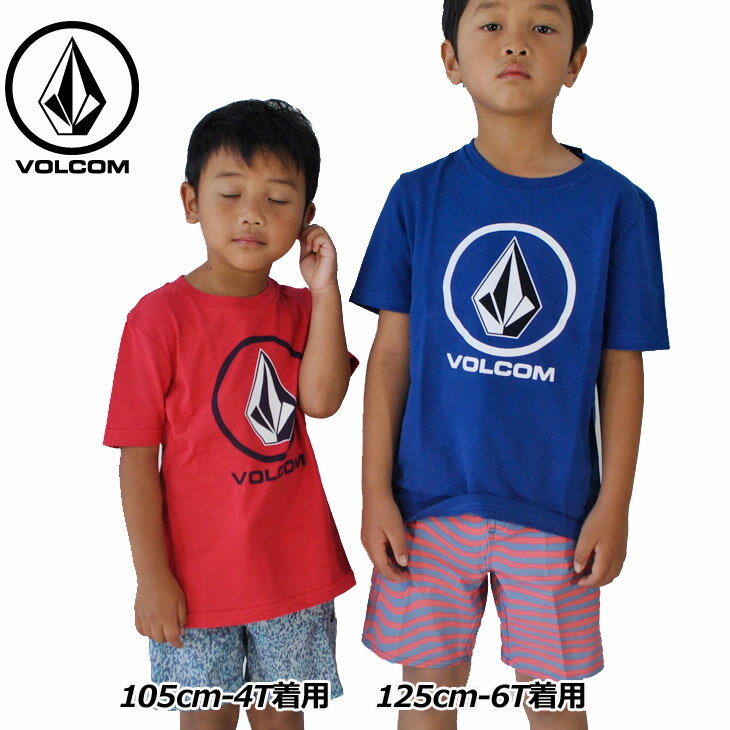 volcom ボルコム キッズ Tシャツ 3-7歳 Crisp Stone S/S Tee Little Youth ユース 半そで Y3511800 【返品種別】