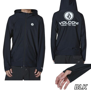 volcom ボルコム メンズ ラッシュガード 【Apac TTT L/S Zip RG】 Japan長袖 XIP フード N03119G0 【返品種別OUTLET】