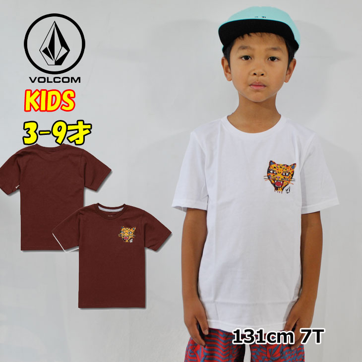 ボルコム volcom キッズ Tシャツ Ozzie Tiger S/S Tee LY 3-9歳 Y3511911 【返品種別OUTLET】