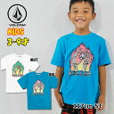 ボルコム キッズ Tシャツ volcom KIDS Skele Flames S/S Tee 半袖 3-7歳 幼児 Little Youth Y3521931【返品種別OUTLET】