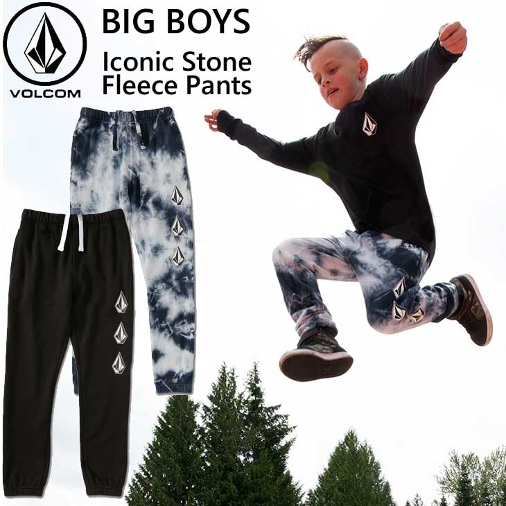 ボルコム VOLCOM キッズ パンツ 7-15歳 BIG BOYS ICONIC STONE FLEECE PANTS C1232100 【返品種別OUTLET】