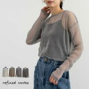 《FINALSALE特別価格¥1,500》【【人気商品♢数量限定】ラメメッシュクルーネックプルオーバー refinedworks リファイ...