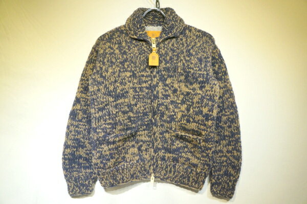 【CANADIAN SWEATER COMPANY】 【FLEAKER CUSTOM】 COWICHAN SWEATER -NAVY HEATHER-　カナディアンセーター　カンパニー　別注　カウチン　セーター　ネイビー　ヘザー