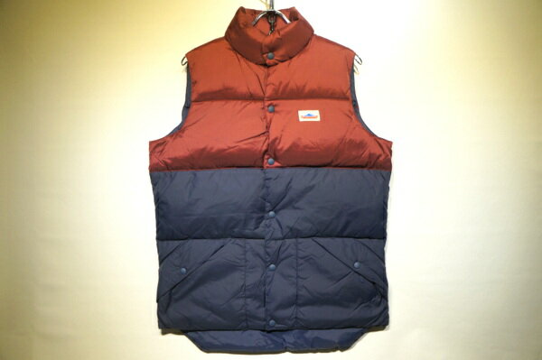 【PENFIELD USA COLLECTION】 OUTBACK VEST 2TONE DOWN VEST -BURGUNDY- PFM121508215　ペンフィールドUSAコレクション　アウトバック　ダウンベスト　2トーン　バーガンディ